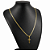 Cordão Italiano PIASTRINE 3mm Banhado a OURO 18K + Crucifixo Vitoriano - Imagem 4