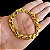 Pulseira 8mm Friso S com Fecho Gaveta e Trava Banhada a Ouro 18k - Imagem 4