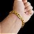 Pulseira 8mm Friso S com Fecho Gaveta e Trava Banhada a Ouro 18k - Imagem 2