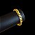 Pulseira 8mm Friso S com Fecho Gaveta e Trava Banhada a Ouro 18k - Imagem 3
