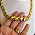 Cordão Friso S 12mm Feminino Banhado a Ouro 18K com Fecho Gaveta - Imagem 2
