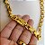 Cordão Friso S 12mm Feminino Banhado a Ouro 18K com Fecho Gaveta - Imagem 4