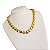 Cordão Friso S 12mm Feminino Banhado a Ouro 18K com Fecho Gaveta - Imagem 1