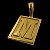 Pingente de Letra Grande Banhado a OURO 18K - Imagem 4