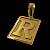 Pingente de Letra Grande Banhado a OURO 18K - Imagem 5