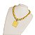 Cordão Friso S 12mm Feminino Banhado a Ouro 18K Com Pingente Letra - Imagem 5
