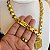 Cordão Friso S 12mm Feminino Banhado a Ouro 18K Com Pingente Letra - Imagem 4