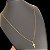 Cordão Veneziano 1,2mm Banhado a Ouro 18K com Pingente Cruz - Imagem 5