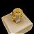 Anel Bússola com Pedra de Zircônia Banhado a Ouro 18K - Imagem 4