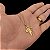 Cordão Veneziano 1,2mm Banhado a Ouro 18K com Pingente Crucifixo Vazado - Imagem 6