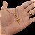 Cordão Veneziano 1,2mm Banhado a Ouro 18K com Pingente Cruz Amarrada - Imagem 6