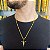 Cordão e Pulseira Trançada Banhada a Ouro 18K + Pingente Jesus - Imagem 6