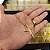 Cordão e Pulseira Trançada Banhada a Ouro 18K + Pingente Jesus - Imagem 4