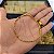 Cordão e Pulseira Trançada Banhada a Ouro 18K + Pingente Jesus - Imagem 3