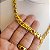 Cordão Friso S 8mm Feminino Banhado a Ouro 18K Com Pingente Letra - Imagem 5