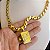 Cordão Friso S 8mm Feminino Banhado a Ouro 18K Com Pingente Letra - Imagem 4