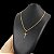 Cordão 2mm com fecho GAVETA e TRAVA Banhado a Ouro 18K + Pingente Crucifixo - Imagem 5