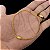 Pulseira 2mm Fecho Gaveta e Trava Banhado a Ouro 18K - Imagem 3
