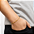 Cordão e Pulseira Italiana Piastrine com Medalha Crucifixo | Banhado a Ouro 18k - Imagem 7