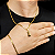 Cordão e Pulseira Italiana Piastrine com Medalha Crucifixo | Banhado a Ouro 18k - Imagem 5