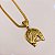 Cordão Laminado 4mm Banhado a Ouro 18K + Pingente Ferradura - Imagem 4