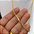 Cordão Feminino Peruano 3mm Banhado a Ouro 18K com Pingente Asa de Anjo - Imagem 5