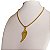 Cordão Feminino Peruano 3mm Banhado a Ouro 18K com Pingente Asa de Anjo - Imagem 7