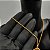 Cordão Feminino Trançado 45cm com Coração | Banhado a Ouro 18k - Imagem 6