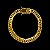 Pulseira Grummet Dupla 10mm com Fecho duas Travas Banhado a Ouro 18K - Imagem 3