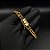 Pulseira Grummet Dupla 10mm com Fecho duas Travas Banhado a Ouro 18K - Imagem 8