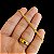 Pulseira 3MM Grummet Dupla Fecho com Trava Banhado a Ouro 18K - Imagem 5