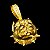 Pingente PitBull 3D Cravejado Banhado a Ouro 18K - Imagem 5