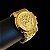 Relógio de Luxo Skeleton Prime Banhado a Ouro 18K - Imagem 1