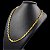 Cordão Cadeado 6mm com Fecho DUPLO Banhado a Ouro 18K - Imagem 3