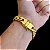 Pulseira PitBull 13mm Banhado a Ouro 18K com fecho Duplo - Imagem 1