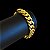 Pulseira PitBull 13mm Banhado a Ouro 18K com fecho Duplo - Imagem 4