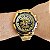 Relógio Winner Skeleton Automático Banhado a Ouro 18K - Imagem 3