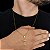 Cordão  Veneziano 1,2mm Banhado a Ouro 18K + Pingente Vitoriano - Imagem 3