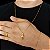 Cordão e Pulseira Veneziana Banhada a Ouro 18K + Rosto de Jesus - Imagem 1