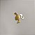 Pingente Feminino Barbie Banhado a Ouro 18K - Imagem 2
