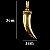 Pingente Pimenta Banhado a Ouro 18K - Imagem 2