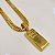 Cordão e Pulseira Lacraia 13mm Banhado a Ouro 18K + Pingente Fine Gold Grande - Imagem 6