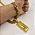 Cordão e Pulseira Lacraia 13mm Banhado a Ouro 18K + Pingente Fine Gold Grande - Imagem 4