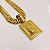Cordão Feminino 13mm Grummet Duplo Banhado a Ouro 18K + Pingente de letra - Imagem 6