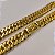 Cordão Feminino 13mm Grummet Duplo Banhado a Ouro 18K + Pingente de letra - Imagem 7