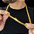 Cordão Europeu 7mm Fecho Canhão Banhado a Ouro 18K - Imagem 2