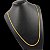 Cordão 3mm 70cm Grummet Lacraia Fecho Duplo 750 Banhado a Ouro 18K - Imagem 2