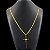 Cordão 3mm 70cm Fecho Duplo 750 Banhado a Ouro 18K + Pingente Cruz Amarrada - Imagem 5