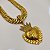 Cordão Feminino 13mm Grummet Duplo Banhado a Ouro 18K + Pingente Jesus é Dono - Imagem 7