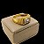 Anel Pedra Branca Cravejado (Estilo Formatura) Banhado a Ouro 18K - Imagem 4